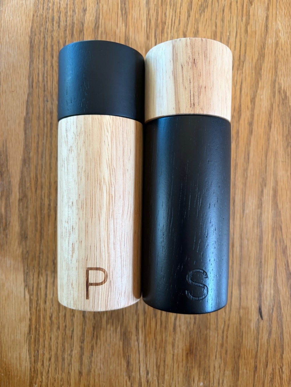 Solid Wood Salt & Pepper Mills